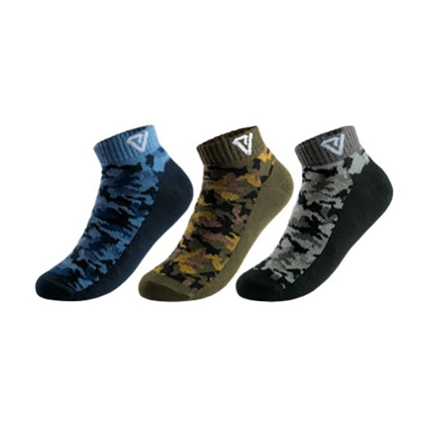 Camouflage-Socken mit niedrigem Schnitt